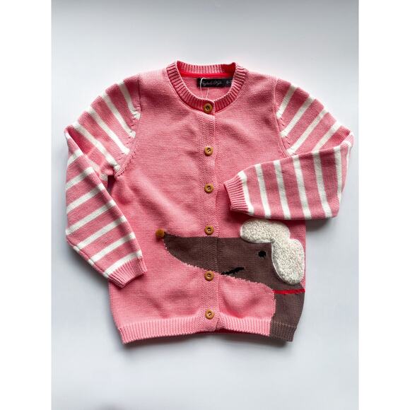 NWOT Girls Poodle Cardigan Size 6/7 - Picture 1 of 4